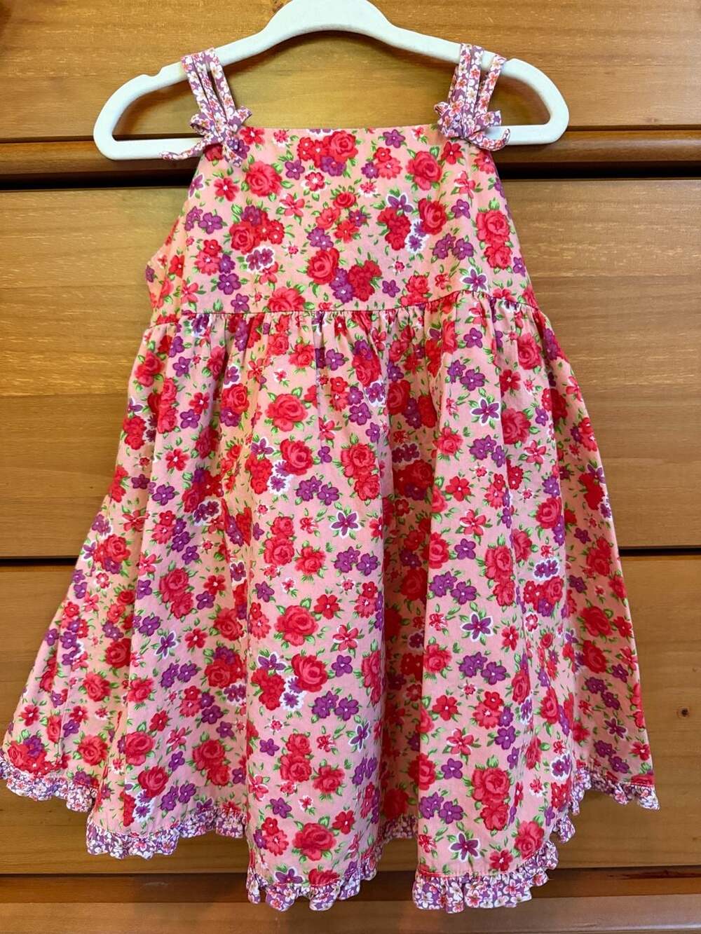 Vintage/Y2K Jona Michelle floral cotton dress 2T